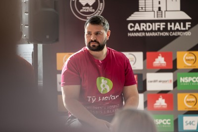 300926 - Run4Wales - Press Conference ahead of the Cardiff Half Marathon which takes place this Sunday 4th October - Sam Jordan
