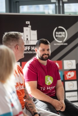 300926 - Run4Wales - Press Conference ahead of the Cardiff Half Marathon which takes place this Sunday 4th October - Sam Jordan