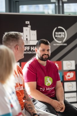 300926 - Run4Wales - Press Conference ahead of the Cardiff Half Marathon which takes place this Sunday 4th October - Sam Jordan