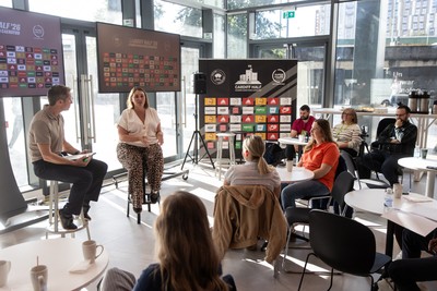 300926 - Run4Wales - Press Conference ahead of the Cardiff Half Marathon which takes place this Sunday 4th October - MS Heledd Fychan who will run the half this weekend