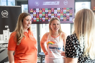 300926 - Run4Wales - Press Conference ahead of the Cardiff Half Marathon which takes place this Sunday 4th October - Kiera Hodges