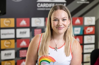 300926 - Run4Wales - Press Conference ahead of the Cardiff Half Marathon which takes place this Sunday 4th October - Kiera Hodges