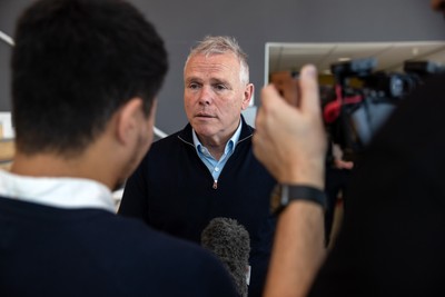300926 - Run4Wales - Press Conference ahead of the Cardiff Half Marathon which takes place this Sunday 4th October - Run4Wales Chief Executive Matt Newman