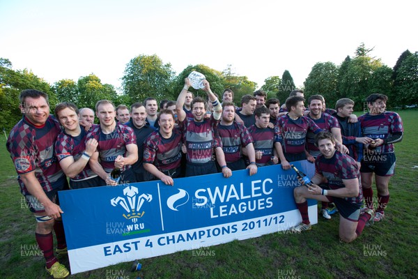 150512 -  Cardiff HSOB v Talywain, SWALEC League Div 4 East Presentation -  Cardiff HSOB celebrate winning the SWALEC Division 4 East title