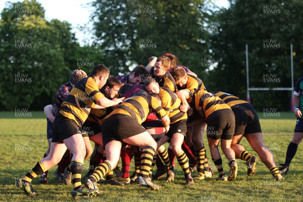 150512 -  Cardiff HSOB v Talywain, SWALEC League Div 4 East  -  Cardiff HSOB take on Talywain (black and yellow) in the Division 4 East title deciding match