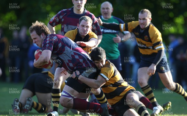 150512 -  Cardiff HSOB v Talywain, SWALEC League Div 4 East  -  Cardiff HSOB take on Talywain (black and yellow) in the Division 4 East title deciding match