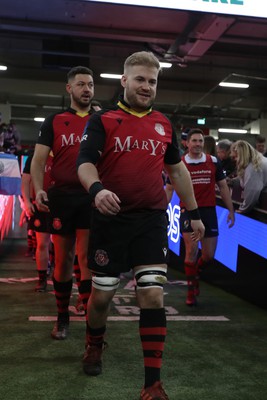 220324 - Cardiff Lions v Wrecsam Rhinos - International Gay Rugby Fixture - Teams take to the field 