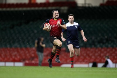 220324 - Cardiff Lions v Wrecsam Rhinos - International Gay Rugby Fixture - Lions score a try