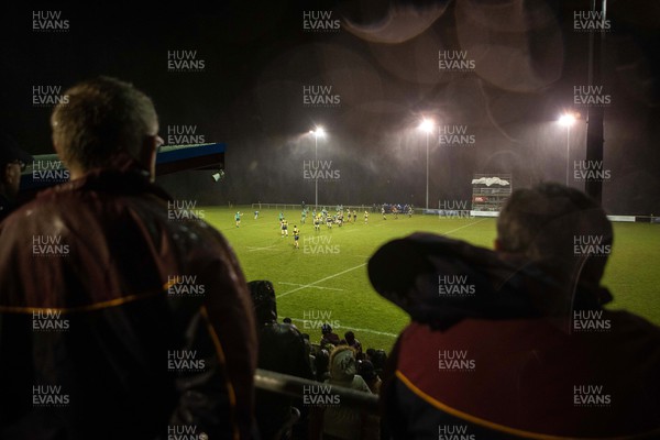 160222 - Picture shows Cardiff Met University RFC, the programme which is producing international rugby players - General View of their game with Swansea University