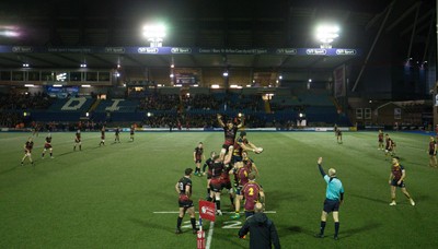 121218 - Cardiff Met v Cardiff University, BUCS Super League - Cardiff Met take on Cardiff University in front of their fans