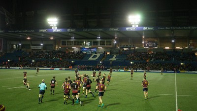 121218 - Cardiff Met v Cardiff University, BUCS Super League - Cardiff Met take on Cardiff University in front of their fans