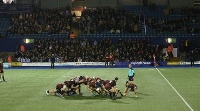 121218 - Cardiff Met v Cardiff University, BUCS Super League - Cardiff Met take on Cardiff University in front of the Cardiff University fans