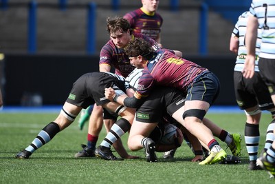 230526 - Cardiff Met v Glamorgan Wanderers - Mallet Cup Final - Ellias Valdivia of Cardiff Met