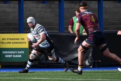 230526 - Cardiff Met v Glamorgan Wanderers - Mallet Cup Final - Action from the match