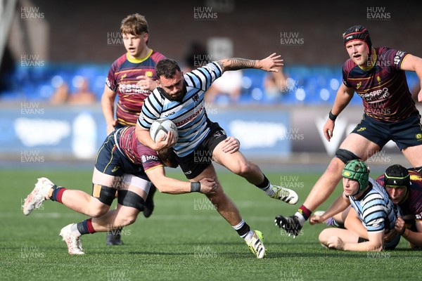 230526 - Cardiff Met v Glamorgan Wanderers - Mallet Cup Final - Action from the match