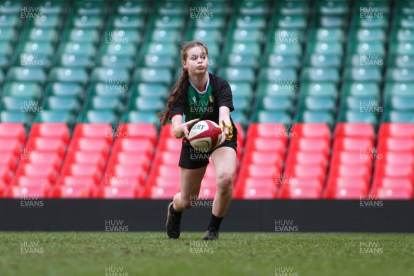 230324 - Cardiff Quins v Chargers Girls - WRU Girls National U16 Cup Final - Cardiff Quins take on Chargers in the U16 Cup final