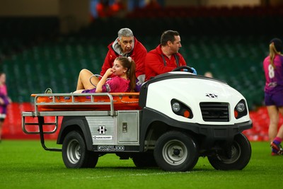 061225 - Cardiff Quins v Gwylliad Meirionnydd - WRU Girls U18 Hub Final - Cardiff Quins (Pink) take on Gwylliad Meirionnydd