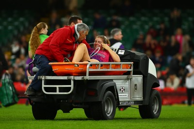 061225 - Cardiff Quins v Gwylliad Meirionnydd - WRU Girls U18 Hub Final - Cardiff Quins (Pink) take on Gwylliad Meirionnydd