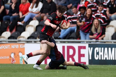 050525 - Cardiff Quins v Llanishen - U18 Bowl Final - Boys U18s Finals Day - Jack Stennett-Jones of Llanishen 