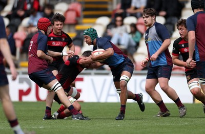050525 - Cardiff Quins v Llanishen - U18 Bowl Final - Boys U18s Finals Day - Ellis Dawkins of Cardiff Quins 