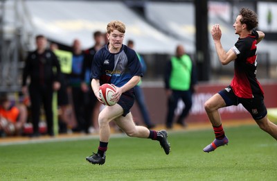 050525 - Cardiff Quins v Llanishen - U18 Bowl Final - Boys U18s Finals Day - Gruff Davies of Cardiff Quins 