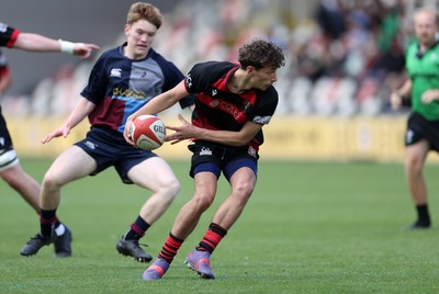 050525 - Cardiff Quins v Llanishen - U18 Bowl Final - Boys U18s Finals Day - Luca Tanti of Llanishen 