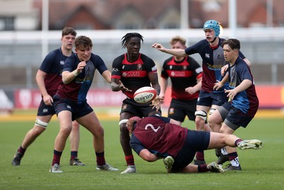 050525 - Cardiff Quins v Llanishen - U18 Bowl Final - Boys U18s Finals Day - Ben Bora of Llanishen 