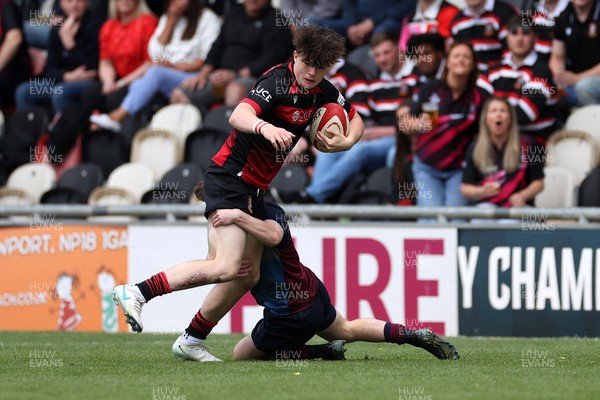 050525 - Cardiff Quins v Llanishen - U18 Bowl Final - Boys U18s Finals Day - Jack Stennett-Jones of Llanishen 