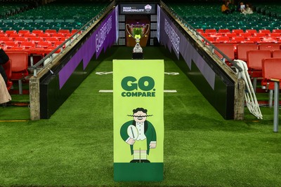 061225 - Cardiff Quins v Nelson Belles - WRU Girls U16 Hub Final - The trophy awaits the winning team