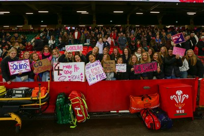 061225 - Cardiff Quins v Nelson Belles - WRU Girls U16 Hub Final - Cardiff Quins (Pink) take on Nelson Belles (Black) 