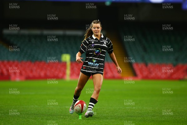 061225 - Cardiff Quins v Nelson Belles - WRU Girls U16 Hub Final - Cardiff Quins (Pink) take on Nelson Belles (Black) 