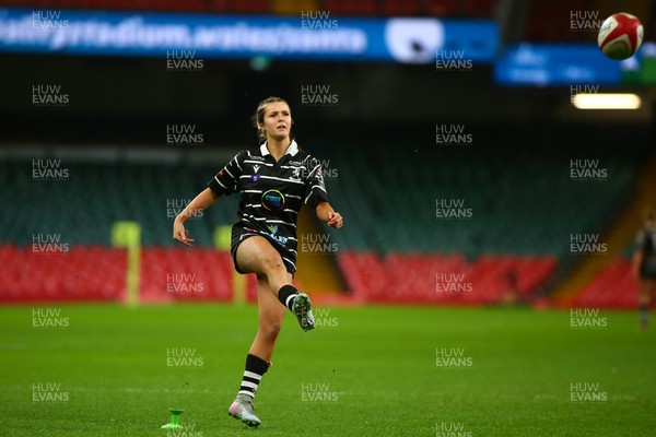 061225 - Cardiff Quins v Nelson Belles - WRU Girls U16 Hub Final - Cardiff Quins (Pink) take on Nelson Belles (Black) 