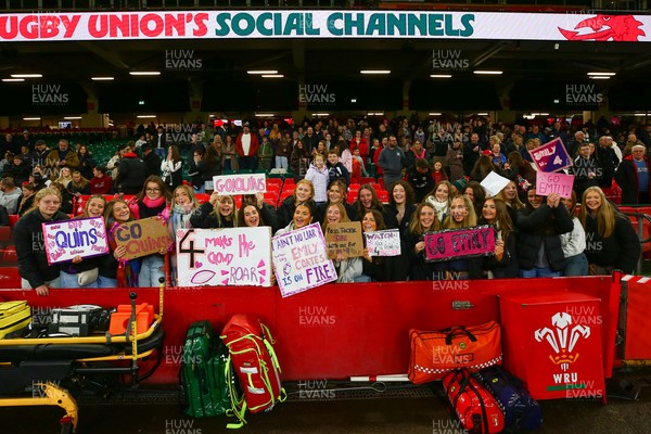 061225 - Cardiff Quins v Nelson Belles - WRU Girls U16 Hub Final - Cardiff Quins (Pink) take on Nelson Belles (Black) 