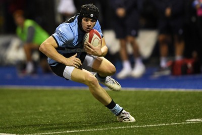 180925 - Cardiff RFC v Carmarthen Quins - Super Rygbi Cymru - Rhys Cummings of Cardiff