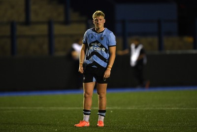 180925 - Cardiff RFC v Carmarthen Quins - Super Rygbi Cymru - Lloyd Lucas of Cardiff
