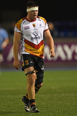 180925 - Cardiff RFC v Carmarthen Quins - Super Rygbi Cymru - Lewys Millin of Carmarthen