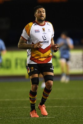 180925 - Cardiff RFC v Carmarthen Quins - Super Rygbi Cymru - Lee Taylor of Carmarthen