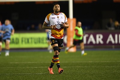 180925 - Cardiff RFC v Carmarthen Quins - Super Rygbi Cymru - Lee Taylor of Carmarthen