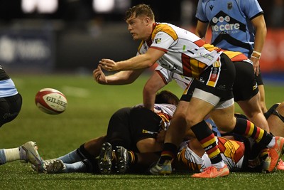180925 - Cardiff RFC v Carmarthen Quins - Super Rygbi Cymru - Rhodri Lewis of Carmarthen
