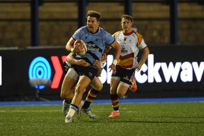 180925 - Cardiff RFC v Carmarthen Quins - Super Rygbi Cymru - Jason Harries of Cardiff
