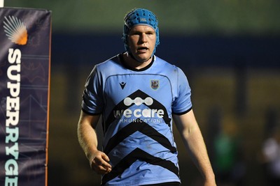 180925 - Cardiff RFC v Carmarthen Quins - Super Rygbi Cymru - Ethan Phillips of Cardiff