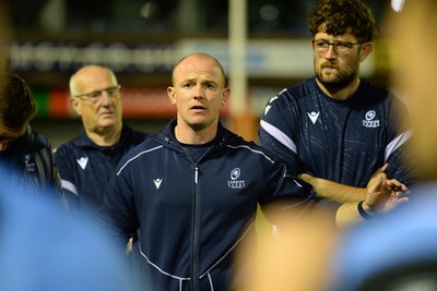 180925 - Cardiff RFC v Carmarthen Quins - Super Rygbi Cymru - Dan Fish, Cardiff Head coach at full time