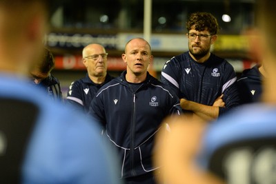 180925 - Cardiff RFC v Carmarthen Quins - Super Rygbi Cymru - Dan Fish, Cardiff Head coach at full time