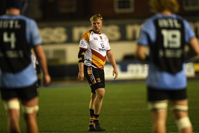 180925 - Cardiff RFC v Carmarthen Quins - Super Rygbi Cymru - Ryan Bean of Carmarthen