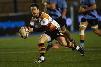 180925 - Cardiff RFC v Carmarthen Quins - Super Rygbi Cymru - Rhodri Davies of Carmarthen