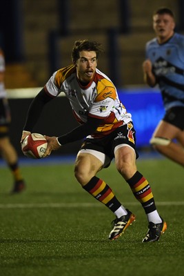 180925 - Cardiff RFC v Carmarthen Quins - Super Rygbi Cymru - Rhodri Davies of Carmarthen