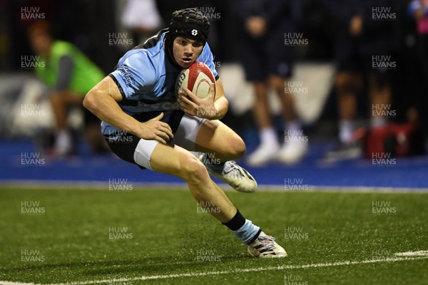180925 - Cardiff RFC v Carmarthen Quins - Super Rygbi Cymru - Rhys Cummings of Cardiff