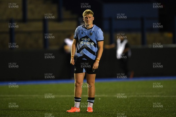 180925 - Cardiff RFC v Carmarthen Quins - Super Rygbi Cymru - Lloyd Lucas of Cardiff