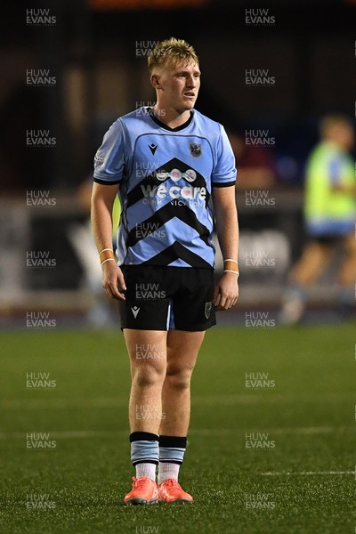 180925 - Cardiff RFC v Carmarthen Quins - Super Rygbi Cymru - Lloyd Lucas of Cardiff