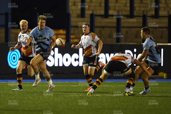 180925 - Cardiff RFC v Carmarthen Quins - Super Rygbi Cymru - Jason Harries of Cardiff